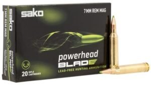 A1 SAKO POWERHEAD BLADE BRASS 7MM REM MAG 140 GRAIN 20-ROUNDS