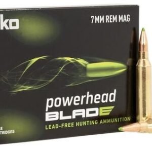SAKO POWERHEAD BLADE BRASS 7MM REM MAG 140 GRAIN 20-ROUNDS