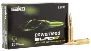 A4 SAKO POWERHEAD BLADE BRASS 6.5 PRC 120 GRAIN 20-ROUNDS