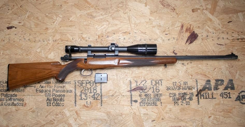 Sako Riihimaki L-46 .222 Rem Police Trade-In Rifle with Unertl Scope 1 Sako Riihimaki L-46 .222 Rem Police Trade-In Rifle with Unertl Scope